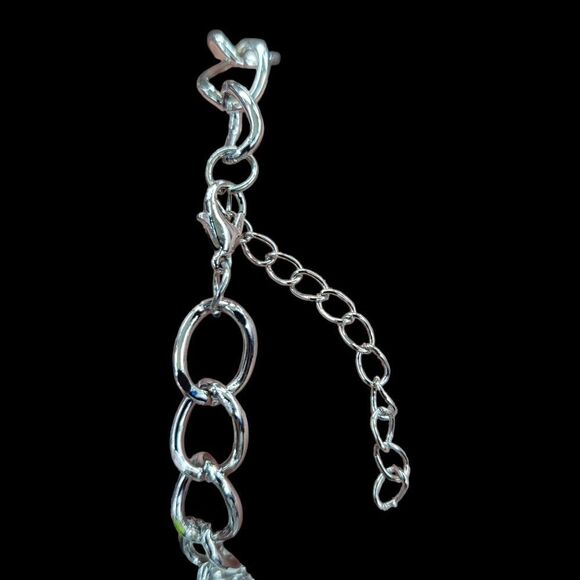 Brand New Skull Head Silver Necklace #1 - Picture 6 of 8